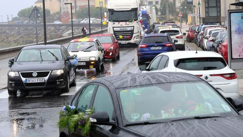 PROCESION DE  VEHICULOS EN HONOR A SAN CRISTOBAL