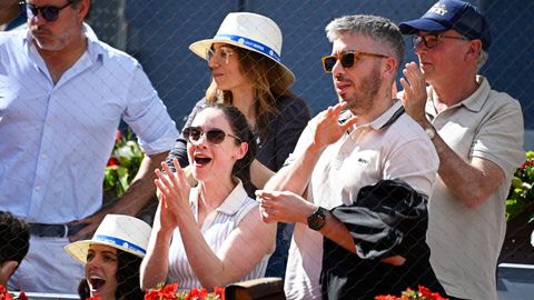 Elena Rivera y David Redondo, juntos en el Mutua Madrid Open en el 2025