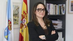 La fiscala Encarnaci�n May�n, en su despacho