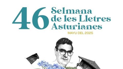 Cartel de la Selmana de les Lletres Asturianes
