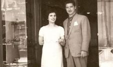 Amparo del R�o, de la Confiter�a Conde, en los a�os 50