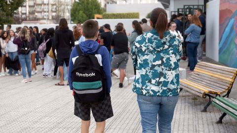 Concentracin en el IES A Cachada, en Boiro