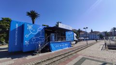 Unidad m�vil de la campa�a de concienciaci�n de la Xunta de Galicia