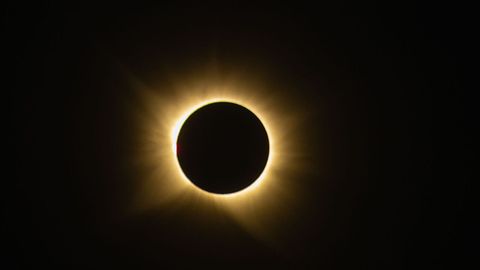 El momento del eclipse total. 