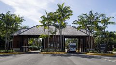 Zona de acceso a la urbanizaci&oacute;n donde se encuentra la villa de Julio Iglesias en Punta Cana