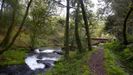 Paraje fluvial de la ruta da Pedra e da Auga en el concello pontevedrs de Meis