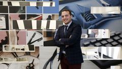 Jes�s Rey, presidente de la Asociaci�n  de J�venes Empresarios (AJE) de Pontevedra