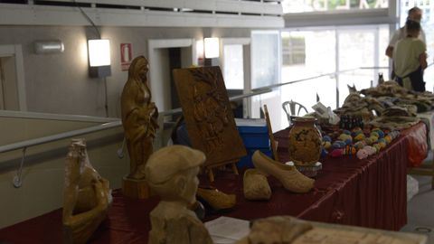 Mercado agroecológico de A Estruga en la plaza de abastos de Vilalba