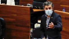 El Consejero de Medio Rural y Cohesi�n Territorial, Alejandro Calvo, en la Junta General.