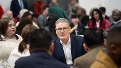 Starmer, el pasado d�a 1, en un acto de campa�a para los pr�ximos comicios