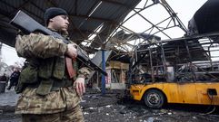 Explosi�n en la estaci�n de autobuses de Donetsk