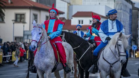 Cabalgata del D�a de Reyes en Noia.