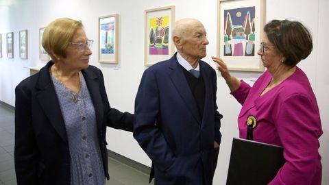 Pleno-acto de entrega de la medalla de hijo predilecto a Domingo Barreiros Lago por su contribucin a la cultura