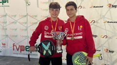 Iago Fuertes, a la izquierda, se impuso en la cita del Pa�s Vasco.