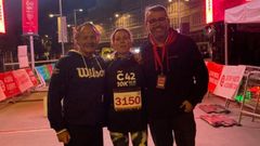 Fernando P�rez (izquierda), con M�nica Mart�nez y Alfonso Hermida
