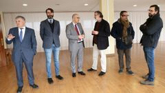 Juan Folgar arrop� a los candidatos Alfredo Losada y Agust�n Romay en su presentaci�n el Ribeira