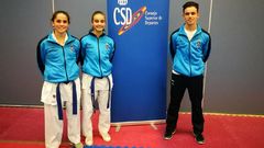 ANA DE LA MUELA, EN EL CENTRO, YA ACUDI� AL EUROPEO DE SOF�A