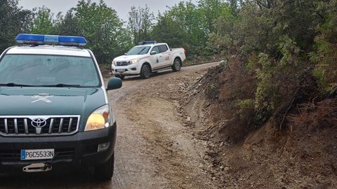 Efectivos de Protecci�n Civil de Cervantes y de la Guardia Civil acudieron a rescatar al monta�ero