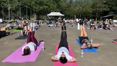 En la sesi�n de �crossfit� y �brunch� de Paradela participaron 90 personas