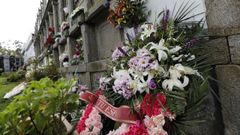 Nicho del cementerio de Xuances donde est� enterrada la vecina de Xove confundida con Rogelia Blanco