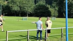Tito y Bolo charlando en El Requex�n