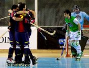 De los cinco goles del Bar�a, cuatro fueron de bola parada y otro tras p�rdida en media pista.