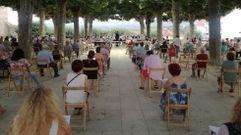 La Banda de M�sica de Celanova, en un concierto el pasado d�a 17