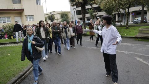 Noite Bohemia realiz un recorrido teatralizado por Mndez Nez