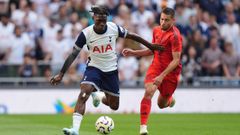 Yves Bissouma.Yves Bissouma con el Tottenham