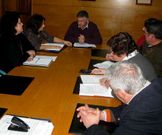 Comit� de empresa y sindicatos, ayer con representantes municipales