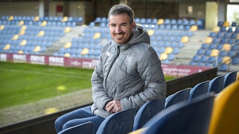 Rub&eacute;n Dom&iacute;nguez, entrenador del Pontevedra CF