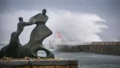 El fuerte temporal azota barbanza