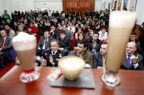 El campeonato de baristas llen� el sal�n del instituto de Foz.