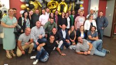 La cena se celebr� el s�bado en el restaurante Orillamar, en Espasante