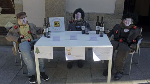 Los compadres de los alcaldes de Ourense, Monforte y Vigo compartieron mesa en el Centro do Vio  