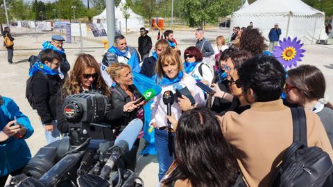 Tom en la Fiesta de la Primavera de Podemos.