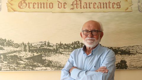 Jos Luis Arellano Guiance, presidente del Gremio de Mareantes de Pontevedra