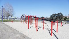 Parque de calistenia en el paseo de O Burgo