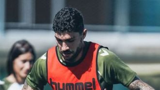 Unai N��ez, durante la pretemporada del 2025, con el Celta.