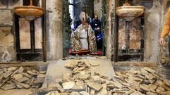 La Puerta Santa de la catedral se abri por ltima vez el 31 de diciembre del 2009, coincidiendo con el inicio del ltimo ao Xacobeo.