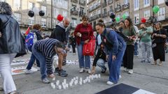 Concentracin en apoyo al pueblo palestino, convocada por CC.OO. y UGT.