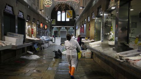 Venta de pescado y marisco en Santiago de Compostela