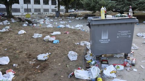 Imagen de archivo de los restos de un botelln.