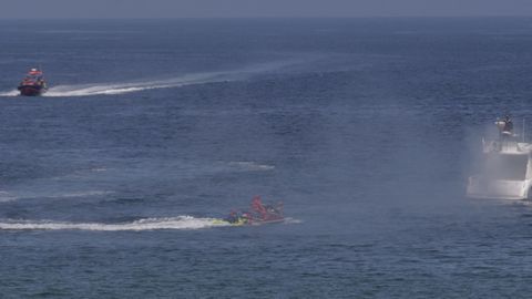 SIMULACRO EN LA PLAYA DE RIAZOR Y ORZAN