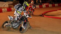 Dani Rivas, con el nmero 7, logr ganar una disputada final gracias a la gran salida que realiz en la prueba.