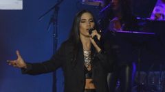 India Mart�nez, en un concierto en el Palacio de la �pera de A Coru�a en enero del 2020