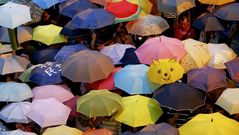 La fuerza de los paraguas en Hong Kong