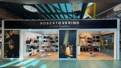 Nueva tienda de Roberto Verino, en la terminal T4 del aeropuerto de Barajas (Madrid)