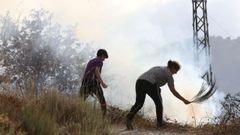 Incendio en la parroquia de San Pedro de Ro (A Fonsagrada) 