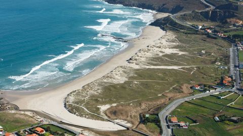 Playa de Barran, en Arteixo